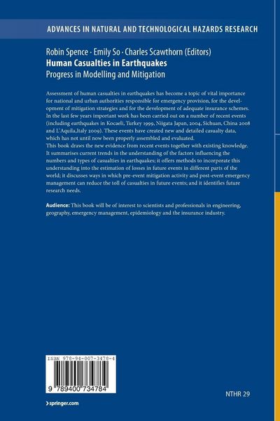 Produktbild: Human Casualties in Earthquakes