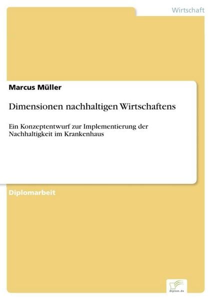 Produktbild: Dimensionen nachhaltigen Wirtschaftens