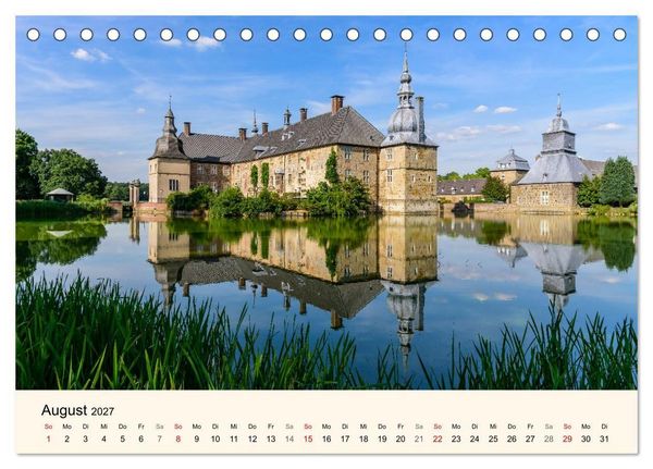 Produktbild: Schl&ouml;sser und Burgen in NRW (Tischkalender 2027 DIN A5 quer), CALVENDO Monatskalender