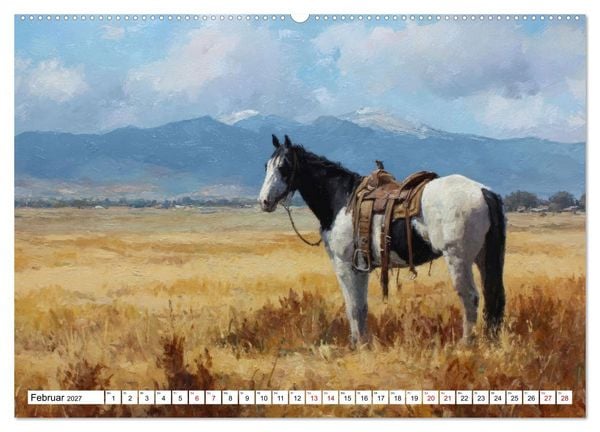 Produktbild: Western Horizonte (Wandkalender 2027 DIN A2 quer), CALVENDO Monatskalender