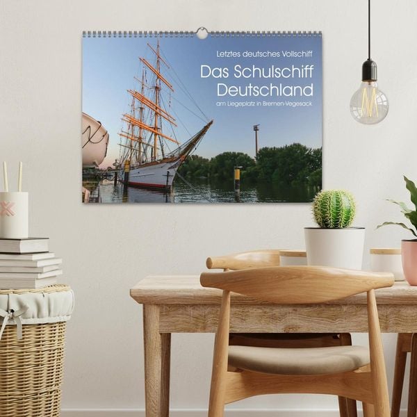 Produktbild: Letztes deutsches Vollschiff DAS SCHULSCHIFF DEUTSCHLAND (Wandkalender 2026 DIN A3 quer), CALVENDO Monatskalender