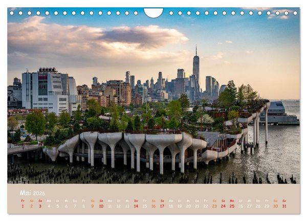 Produktbild: City Lights &ndash; New York im Fokus (Wandkalender 2026 DIN A4 quer), CALVENDO Monatskalender
