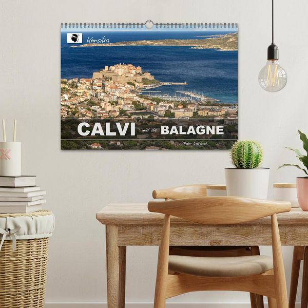 Produktbild: Korsika - Calvi und die Balagne (Wandkalender 2026 DIN A3 quer), CALVENDO Monatskalender