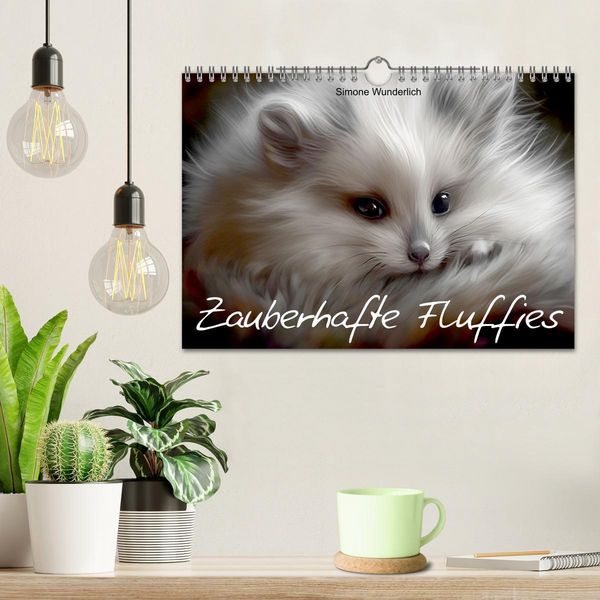 Produktbild: Zauberhafte Fluffies (Wandkalender 2026 DIN A4 quer), CALVENDO Monatskalender