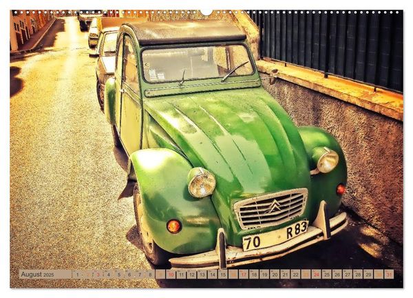 Produktbild: Die Legende - die Ente, Citro&euml;n 2CV (Wandkalender 2025 DIN A2 quer), CALVENDO Monatskalender
