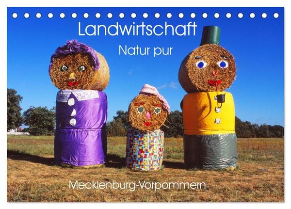 Produktbild: Landwirtschaft Natur pur Mecklenburg-Vorpommern (Tischkalender 2026 DIN A5 quer), CALVENDO Monatskalender