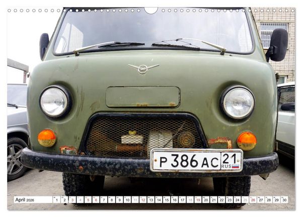 Produktbild: Auto-Legende UAZ-452 - Russlands Brotlaib auf R&auml;dern (Wandkalender 2026 DIN A3 quer), CALVENDO Monatskalender