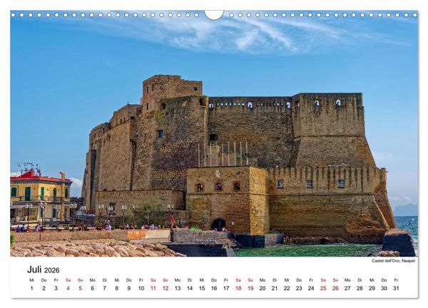 Produktbild: Highlights am Golf von Neapel (Wandkalender 2026 DIN A3 quer), CALVENDO Monatskalender