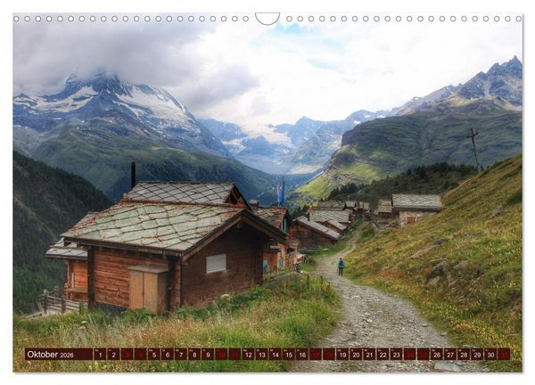 Produktbild: Bergwelt Zermatt (Wandkalender 2026 DIN A3 quer), CALVENDO Monatskalender