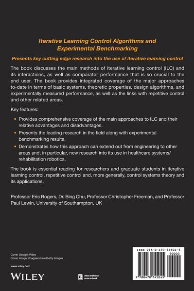 Produktbild: Iterative Learning Control Algorithms and Experimental Benchmarking