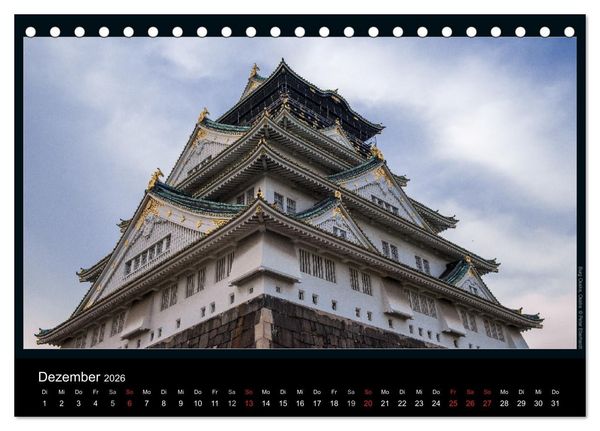 Produktbild: Japan (Tischkalender 2026 DIN A5 quer), CALVENDO Monatskalender