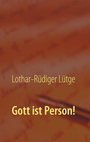 Produktbild: Gott ist Person!