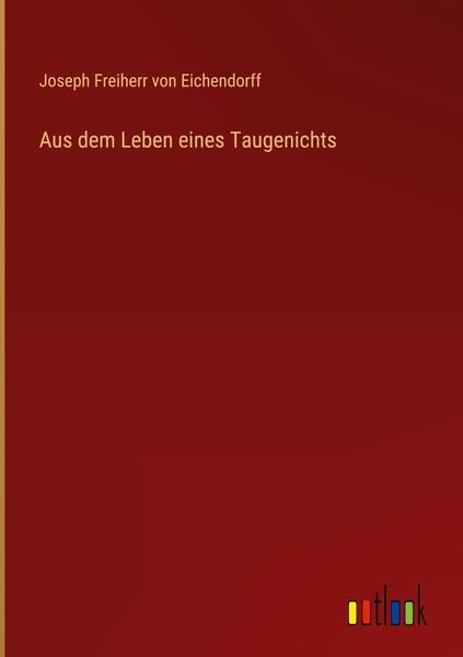 Produktbild: Aus dem Leben eines Taugenichts