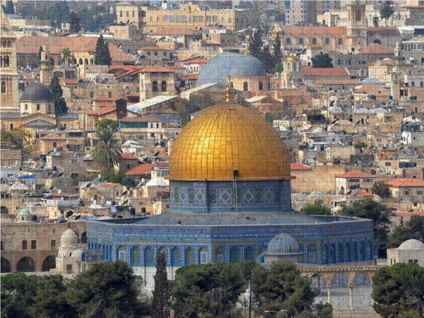 Produktbild: CALVENDO Puzzle Ein Motiv aus dem Kalender Jerusalem, die heilige Stadt | 1000 Teile Lege-Gr&ouml;&szlig;e 64x48cm Foto-Puzzle f&uuml;r gl&uuml;ckliche Stunden