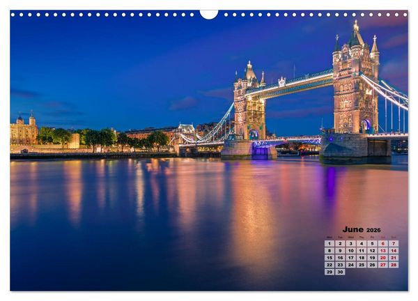 Produktbild: The Fascination of Bridges (Wall Calendar 2026 DIN A3 landscape), CALVENDO 12 Month Wall Calendar