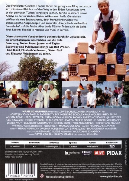 Produktbild: Zwei Schlitzohren in Antalya / Die komplette 20-teilige Serie mit Horst Janson und zahlreichen Gaststars (Pidax Serien-Klassiker) [4 DVDs]
