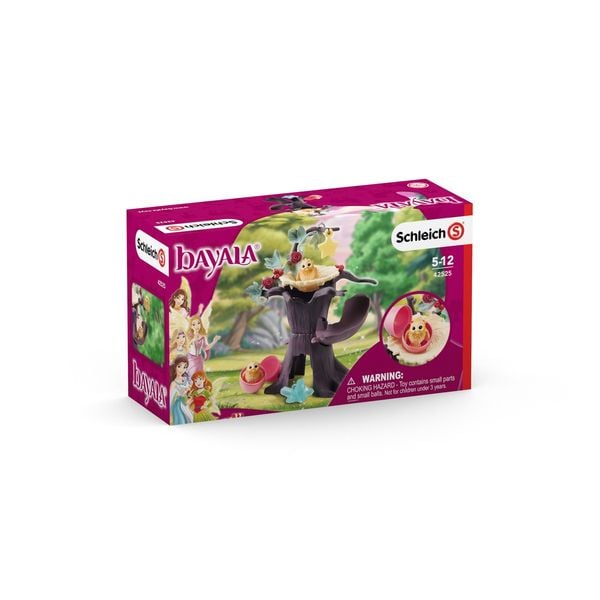 Schleich 42525 - Bayala, Schlüpfende Babyeulen, Spielset