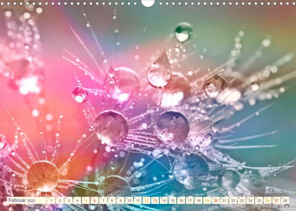 Produktbild: B&uuml;hne frei f&uuml;r die bunte Tr&ouml;pfchenwelt (Wandkalender 2022 DIN A3 quer)