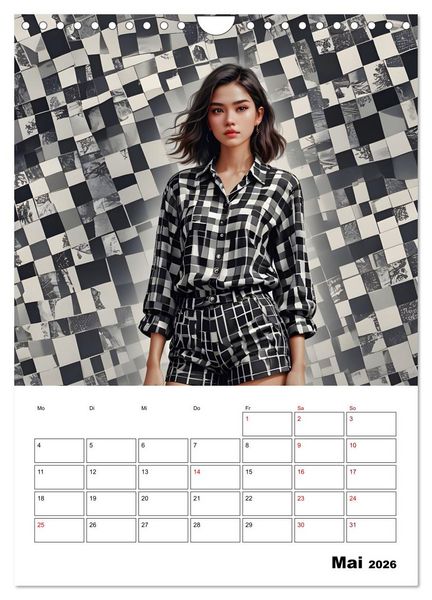Produktbild: Schachspiel der Mode (Wandkalender 2026 DIN A4 hoch), CALVENDO Monatskalender