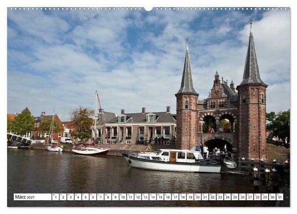 Produktbild: Hausbooturlaub Niederlande - Friesland und Groningen (Wandkalender 2027 DIN A2 quer), CALVENDO Monatskalender