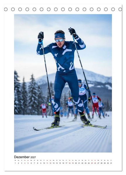 Produktbild: Wintersport Adrenalin (Tischkalender 2027 DIN A5 hoch), CALVENDO Monatskalender