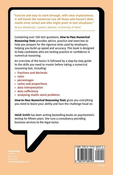 Produktbild: How to Pass Numerical Reasoning Tests