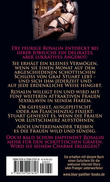 Produktbild: Die Sexsklavinnen des Grafen | Erotischer SM-Roman