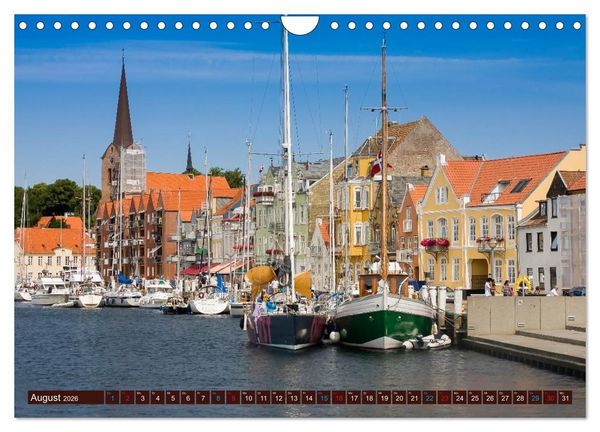 Produktbild: D&auml;nemark - J&uuml;tland & Kopenhagen, Impressionen aus dem hohen Norden (Wandkalender 2026 DIN A4 quer), CALVENDO Monatskalender