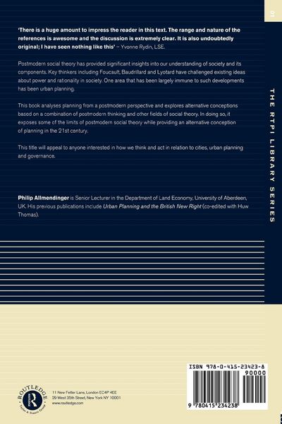 Produktbild: Planning in Postmodern Times