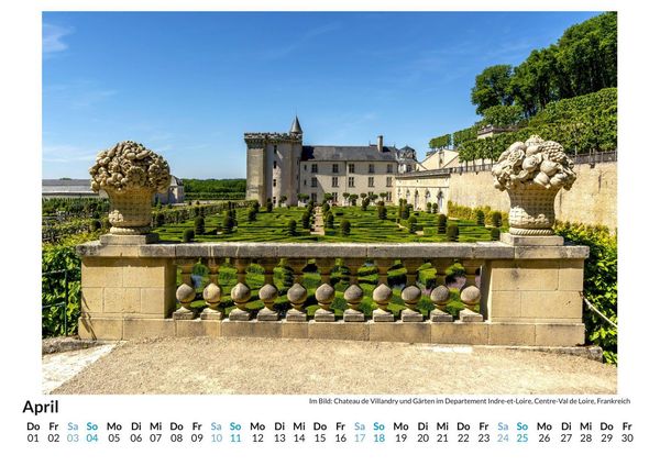 Produktbild: Schloss Villandry in Frankreich
