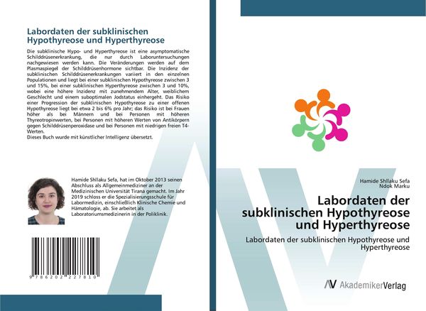Produktbild: Labordaten der subklinischen Hypothyreose und Hyperthyreose