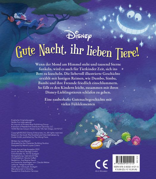 Produktbild: Disney: Gute Nacht, ihr lieben Tiere!