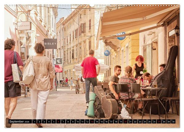 Produktbild: Pula Street (Wandkalender 2026 DIN A2 quer), CALVENDO Monatskalender