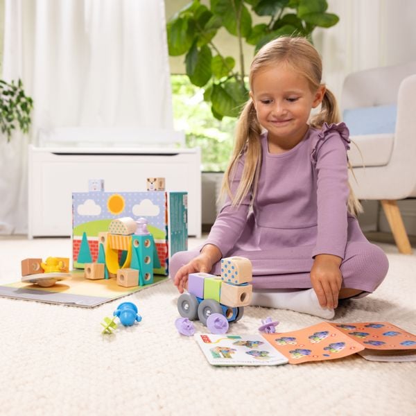 Produktbild: Melissa & Doug Blockables Stadt Bauset