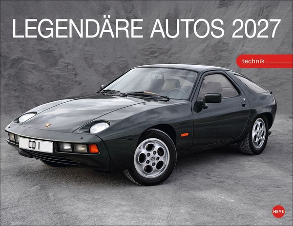 Produktbild: Legend&auml;re Autos Posterkalender 2027