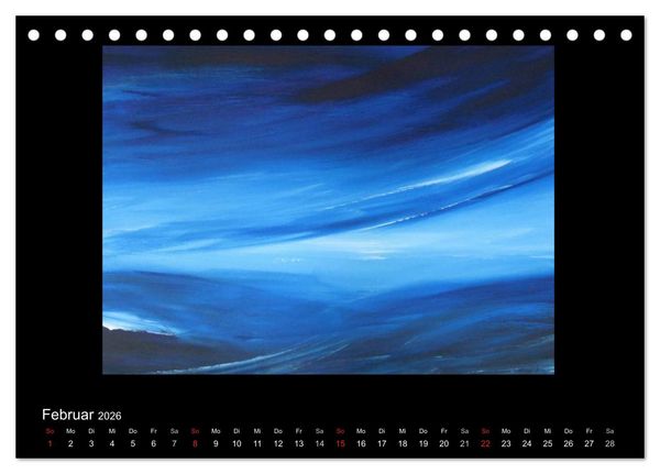 Produktbild: Kunstkalender von Michaela Nagel (Tischkalender 2026 DIN A5 quer), CALVENDO Monatskalender
