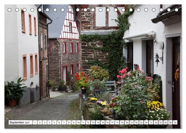 Produktbild: Die sch&ouml;nsten Orte im Moseltal - Von der Burg Eltz bis nach Trier (Tischkalender 2027 DIN A5 quer), CALVENDO Monatskalender