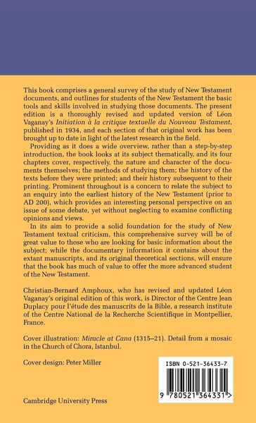 Produktbild: An Introduction to New Testament Textual Criticism