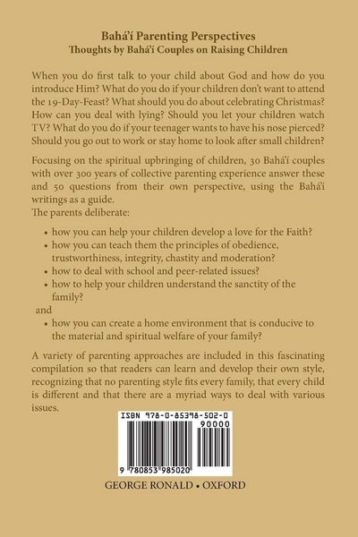 Produktbild: Baha'i Parenting Perspectives
