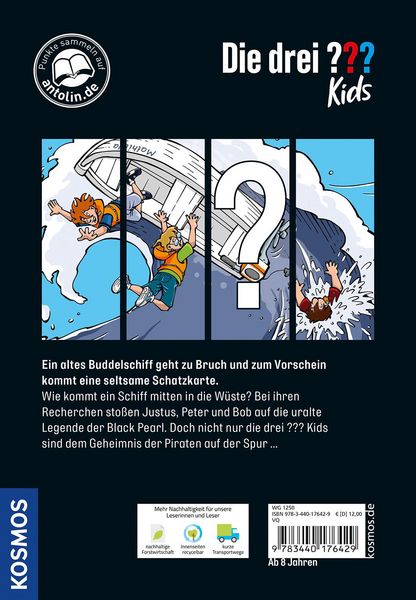 Produktbild: Die drei ??? Kids Dein Fall, Das W&uuml;stenschiff