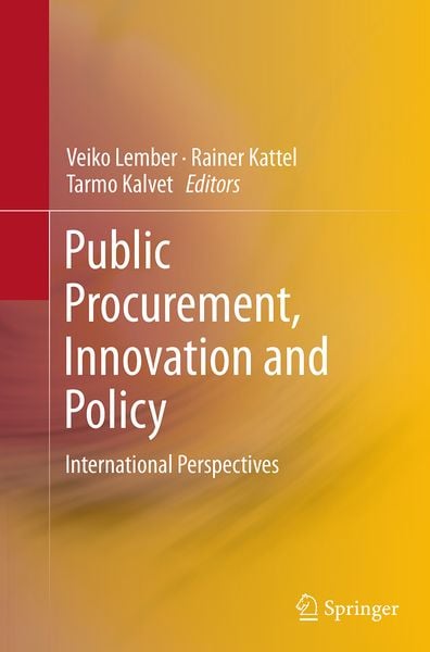 Produktbild: Public Procurement, Innovation and Policy