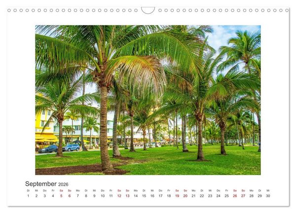 Produktbild: Miami - pulsierende Metropole (Wandkalender 2026 DIN A3 quer), CALVENDO Monatskalender