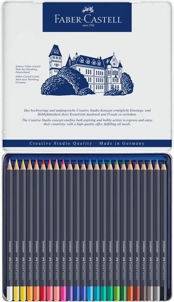 Produktbild: Faber-Castell Farbstifte Goldfaber, 24er Set Metalletui