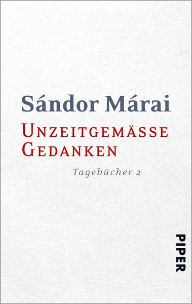 Produktbild: Unzeitgem&auml;&szlig;e Gedanken