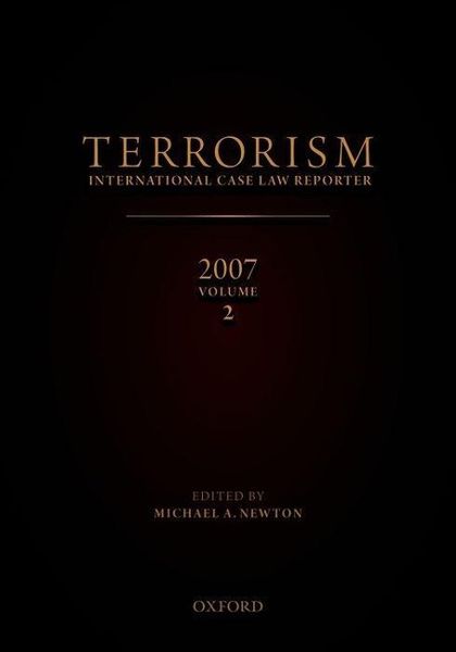 Produktbild: Terrorism Intl Case Law Report