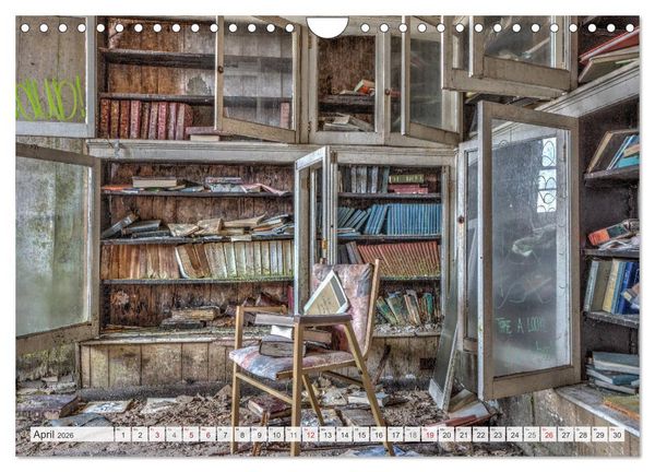 Produktbild: Detroit - Modern Ruins (Wandkalender 2026 DIN A4 quer), CALVENDO Monatskalender