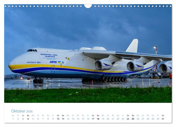 Produktbild: Antonov Airlines, Transportflugzeuge der Superlative (Wandkalender 2026 DIN A3 quer), CALVENDO Monatskalender