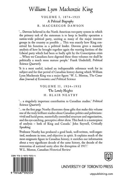 Produktbild: William Lyon MacKenzie King, Volume III, 1932-1939