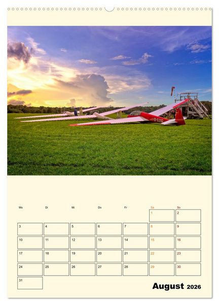 Produktbild: Segelfliegen - dem Himmel ganz nah (hochwertiger Premium Wandkalender 2026 DIN A2 hoch), Kunstdruck in Hochglanz
