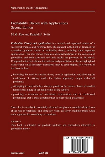 Produktbild: Probability Theory with Applications